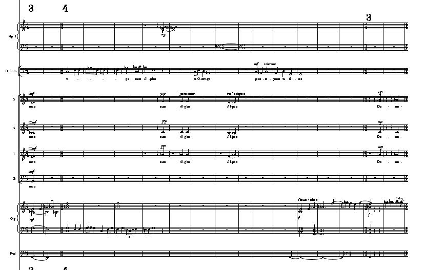 Juscheld - Apocalypsis Iesu, Apo. 1:8 Ego sum Alpha et Omega